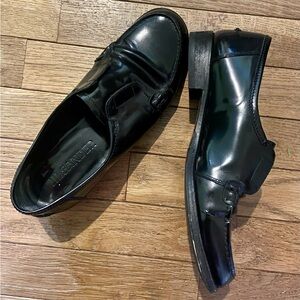 JIL SANDER patent leather loafers